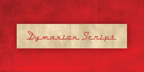 Dynaxion Script Free retro and vintage fonts