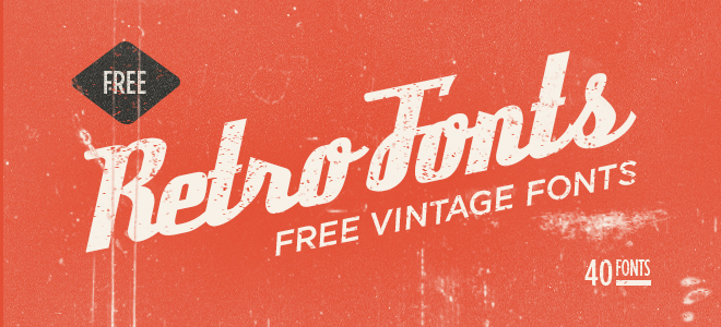 Free Retro Vintage Fonts